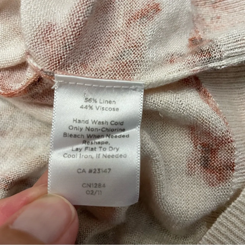 Talbots Lightweight Floral Cardigan Sweater.  Size 2X - Picture 5 of 5